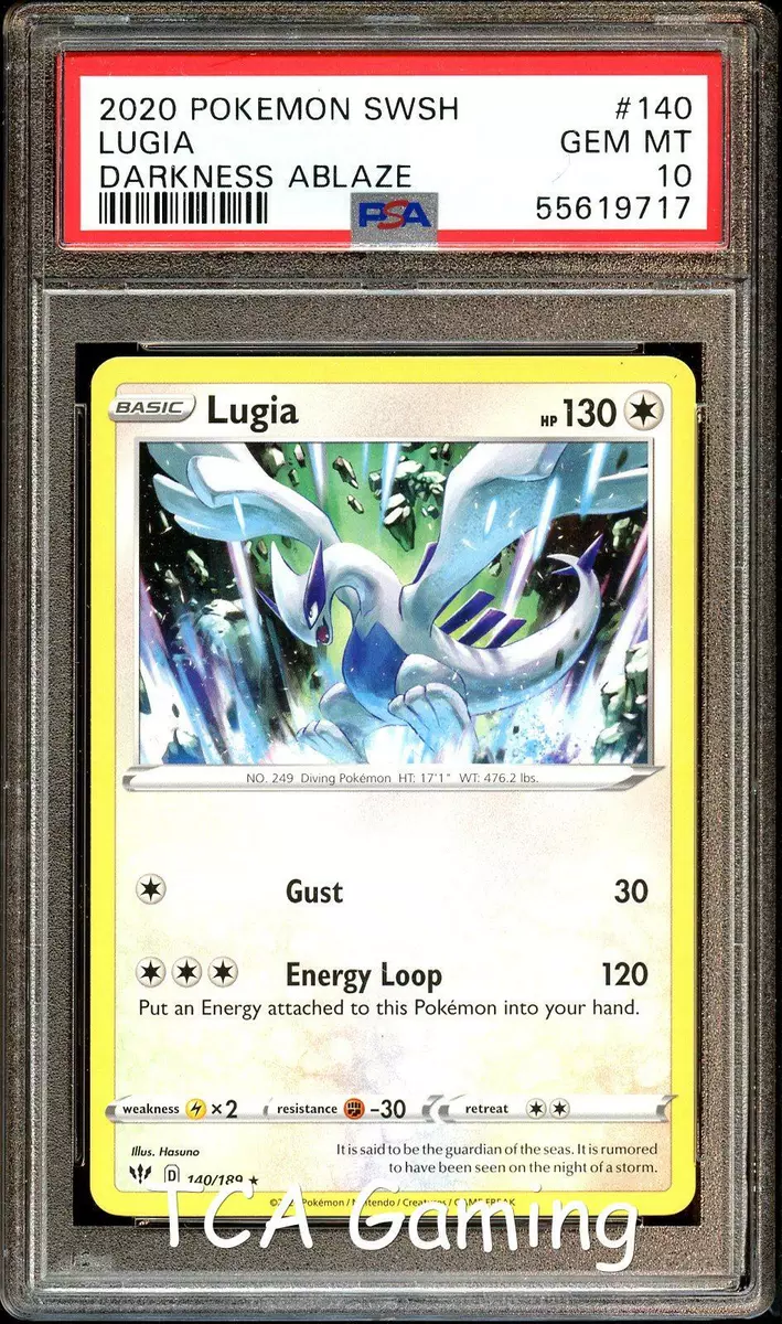 Pokemon - Lugia 140/189 - Darkness Ablaze - Legendary - Rare Pokemon Card