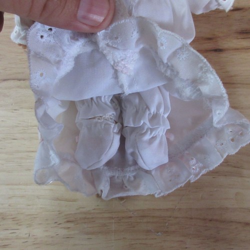 Precious Moments Girl Doll 8" Fabric Body Vinyl Head Hands Feet Blonde 1991 - Picture 5 of 5
