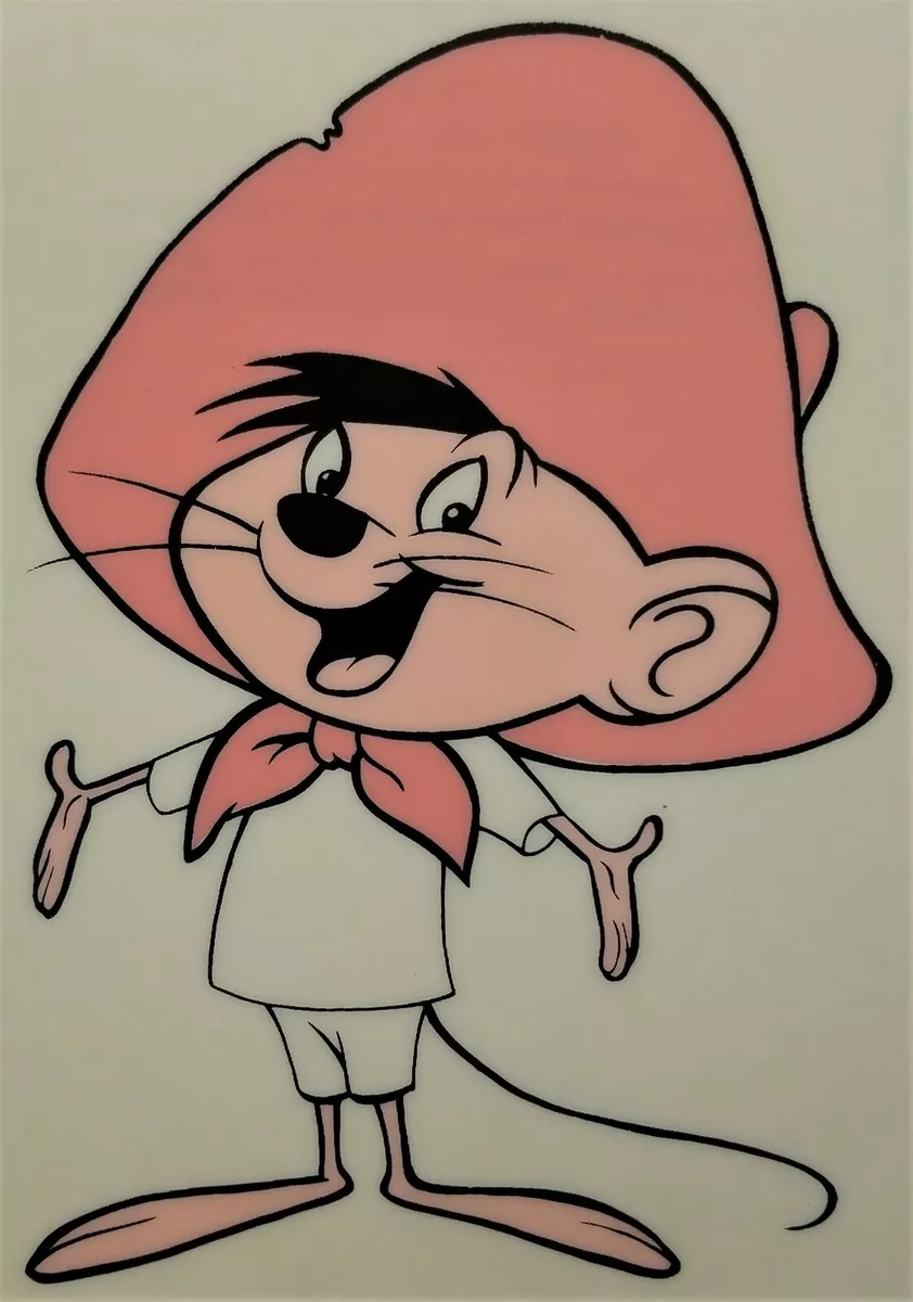 Warner Bros. SPEEDY GONZALES Animation Drawing from 1960s Animated