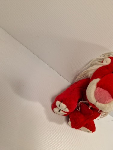 Russ Wild About You REX Red Lion Plush 21cm Soft Cuddly Toy Hearts Theme - Picture 4 of 9
