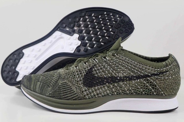 nike flyknit racer rough green