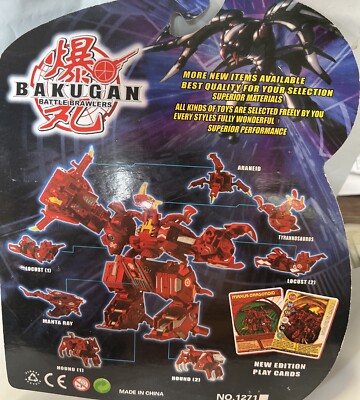 Bakugan Battle Brawlers New In package Age 5+ Series 1 Red