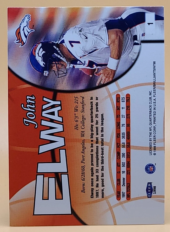 1998 Fleer Brilliants Football (1-150) + INSERTS Finish set UP TO 25% OFF - Image 2 of 2