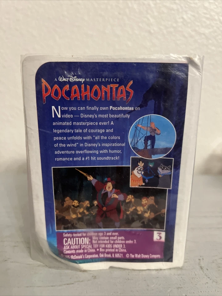 POCAHONTAS DISNEY 4” FIGURA DE ACCIÓN JUGUETE EN CAJA ORIGINAL (USADO) Foto 3 de 4
