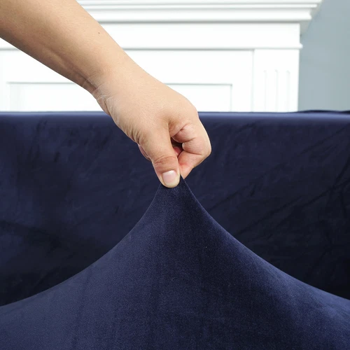 1/2/3/4 Sitzer Samt Sofa Bezug L-Form Stretch Sofa Schutz für Wohnzimmer - Bild 55 von 57