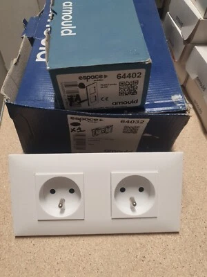 Prise Double Arnould Espace Evolution COMPLÈTE 64402 et 64032