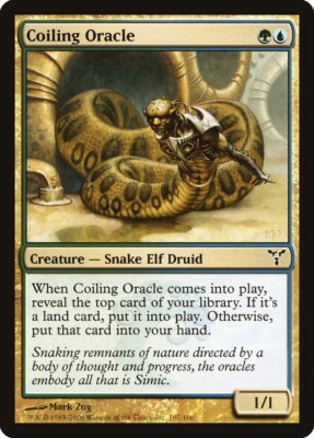 Dissension Coiling Oracle MTG Magic the Gathering NM