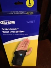 BELL-HORN ORTHO ARMOR WRIST IMMOBILIZER BRACE LARGE LEFT HAND BRAND NEW