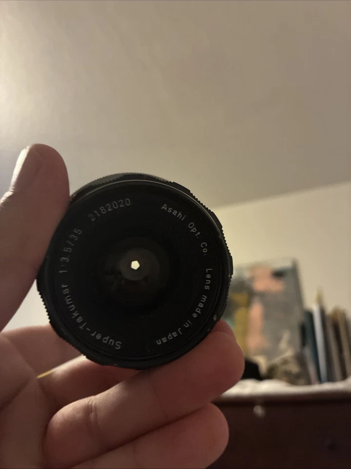 Super Takumar 1.3 5 35mm with Adapter to Canon FD to EOS and lens Hood metel - Image 4 of 4