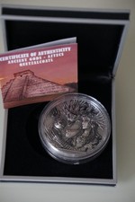 3 oz SILBERMÜNZE Cook Islands 2017 - QUETZALCOATL - ANCIENT GODS AZTECS – OVP