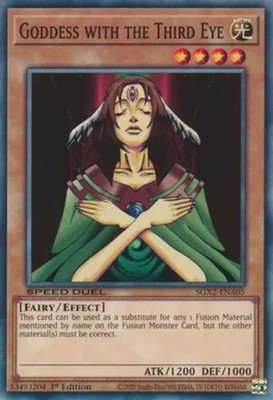 3 x Goddess with the Third Eye - SGX2-ENA05 - Common - 1st Edition Near Mint, En