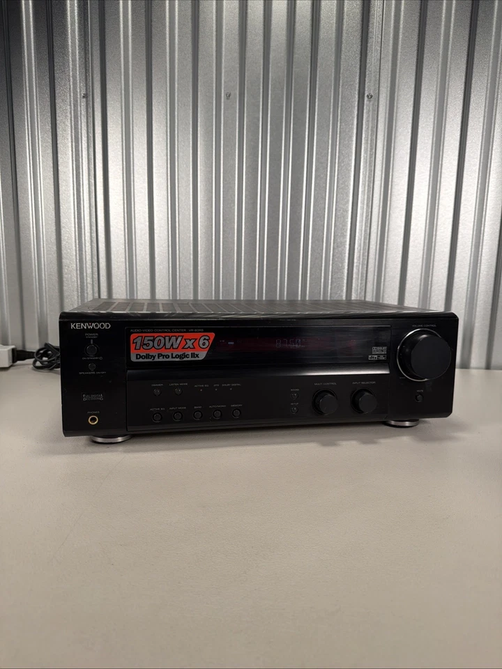 Kenwood VR-60RS AV Tuner Dolby Digital Stereo Receiver No Remote - Working! - Image 2 of 4