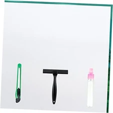 Frosted Glass Window Film with Tools,Reusable Window 23.6Inch×196.9Inch White