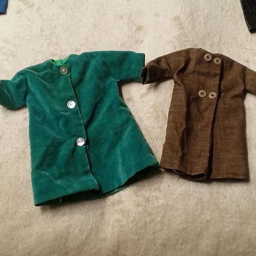 Vintage 1960s Barbie Clothes Lot Of Two Coats