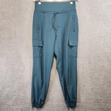 Kyodan Cargo Jogger Pants Women's size P/S (Fits 28x28) Teal Athletic Casual
