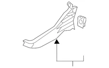 Genuine Honda Side Duct 71318-TRT-A00