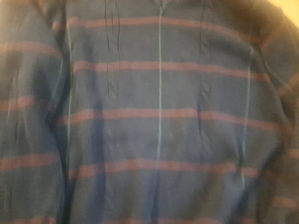 Vintage Trader Bay Sweater Men's Medium 100% Cotton Pullover Grandpa  - Image 3 of 4