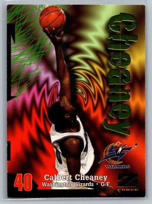 1997-98 SkyBox Z-Force #153 Calbert Cheaney