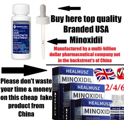 MEMBER'S MARK 1 Month Supply Minoxidil 5% Men's Top Brand US Genuine Product Trusted UK Seller