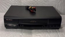 Quasar VHQ-400 4-Head OmniVision VHS VCR Player Recorder Tested No Remote