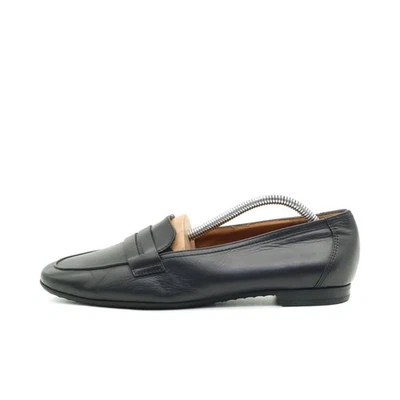Paul Green Damen Pennyloafer Slipper Schwarz Leder Klassiker Loafer EU 38 - Bild 1 von 4