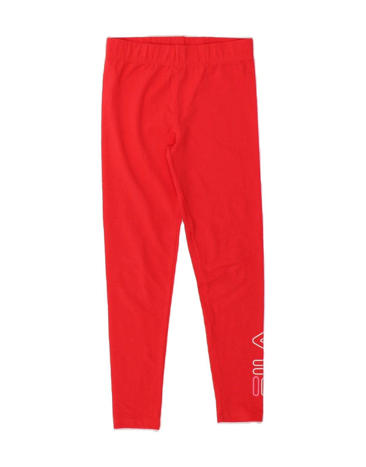 FILA Leggings Grafici Bambina 11 12 Anni Rosso Cotone CD49