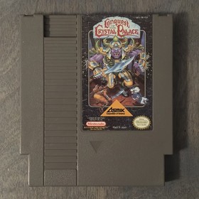 Conquest of the Crystal Palace (NES) w/ Instruction Manual & Cartridge Sleeve