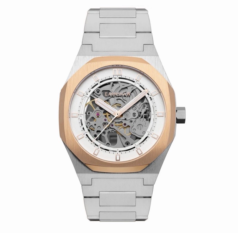 Thomas Earnshaw Drake Stainless Steel 42.5mm Automatic Wristwatch ES-8291-33