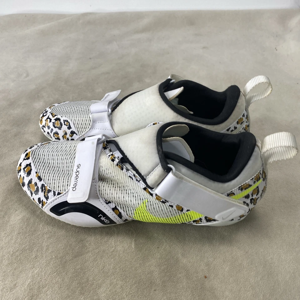 Nike SuperRep Cycle White Leopard Indoor Cycling Shoes CJ0775-177 Women Size 8.5 - Image 4 of 4