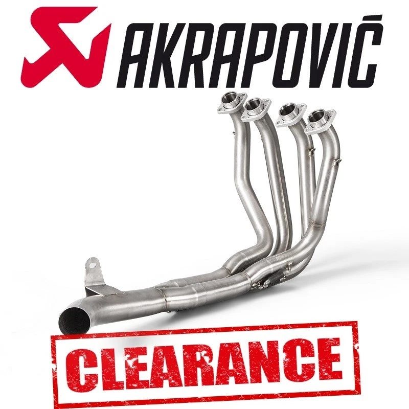 Kawasaki Z900 2017 - 2019 Akrapovic Stainless Steel Race Exhaust Header Pipes