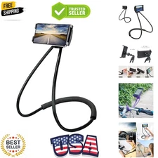 Universal Smart Mobile Phone Stand,Hanging on Neck Cell Phone Mount Holder, F...