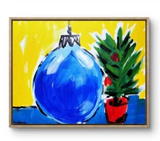 Aleph Original Art Ornament 14x11 Contemporary Expressionist Painting