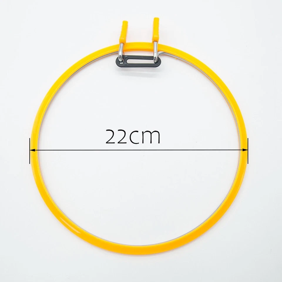 Réglable En Plastique Broderie Hoop Ronde Affichage Cadre Main Art Couture Outi - Photo 3/4