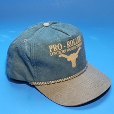 Pro Rollers Longhorn Manufacturing Co Vintage Snap back Hat Cap Rope by Cobra