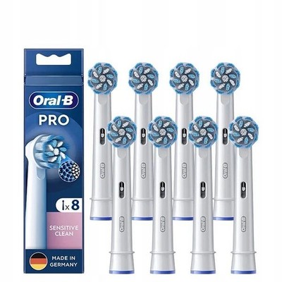 8x Sensitive Ultrathin Junior Ersatz-zahnbürstenköpfe