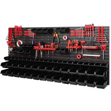 Storage System Workshop Shelving 1728 x 780 mm - Wall Shelf with Tool 