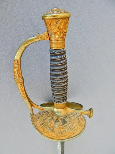 American Civil War officer's  dress sword.  Authentic