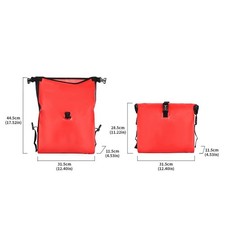 10L PVC Waterproof Pannier Bag for E Bikes For Scooters and Baby Carts