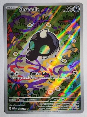 Shroodle Illustration Rare - MEG - 149 - Pokémon TCG - US SELLER