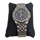 Seiko SQ100 1990's Rare Vintage Two Tone Stainless Steel Watch Needs Battery
