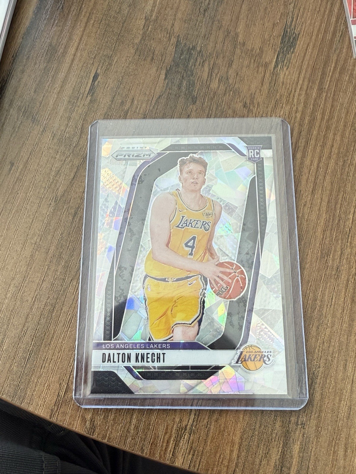 2024-25 Panini Prizm #238 Dalton Knecht Prizm Cracked Ice Rookie