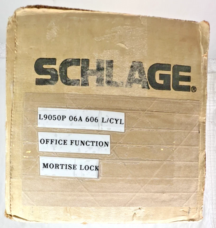 SCHLAGE Office Function Mortise Lock L9050L 06A 606 Less Cylinder - Image 2 of 4