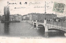 SWITZERLAND GENEVA PONT DU MONT BLANC