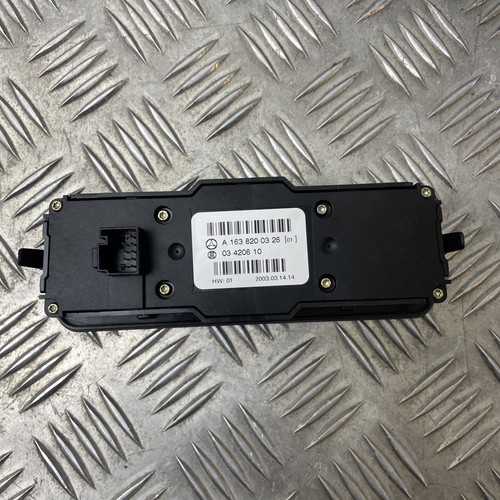 MERCEDES ML270 W163 CDI AUTO 2003 REAR WINDOW/AC SWITCHS A1638200326 - Picture 5 of 12
