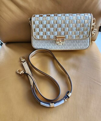 michael kors tasche BRADSHAW  aus gewebtem LEDER
