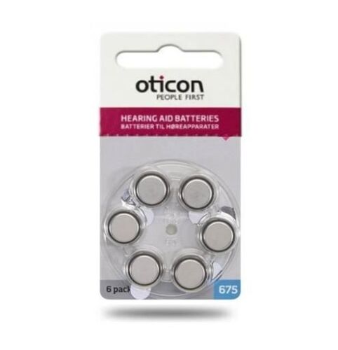 Oticon-Size-675-Hearing-Aid-Batteries-Blue-Tab-Various-Pack-Size