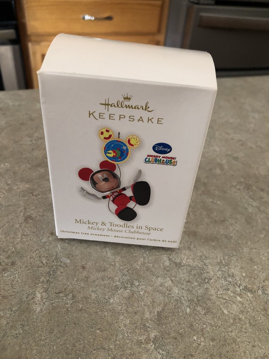 Hallmark Keepsake Mickey & Toodles in Space Ornament EUCIB