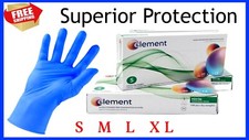 Disposable Exam Gloves Nitrile 4 Mil Powder  Latex Free Element 
