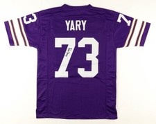 Ron Yary Signed Minnesota Vikings Custom NFL Football Jersey w/ COA