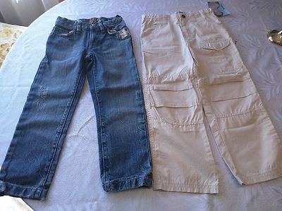 LOT OF 2 BOYS  PANTS(FLAPDOODLES AND CHILDREN PLACE) S 5
